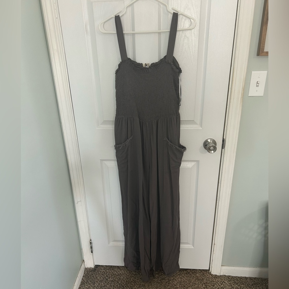 Grey jumpsuit size LARGE